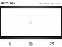 Tablet Screenshot of dennytesta.com